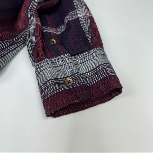 Volcom Purple Plaid Button Down Dress Size M. M - Picture 10 of 11